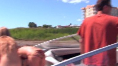 3-Way Porn - Big Boat Group Sex Party - Part 2