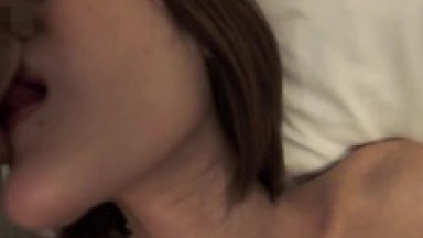 As her nipples are licked Asian milf prepares her hairy pussy to get fucked hard