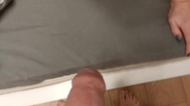 First Time Painful Anal Till Her Eyes Rolled 4k No lube (view from both sides)