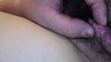 Riding his big cock for several minutes was enough for her to get a creampie