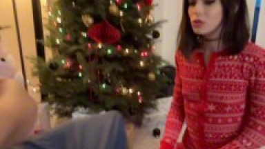 I TRICKED My Lil Slutty Step-Sis For Christmas.. IT WAS MY DICK! - t-girl Mind Break Under The Tree