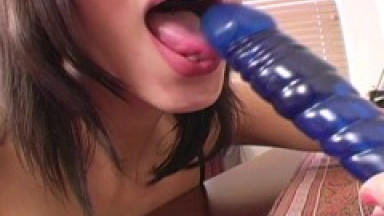 4K/ Sexy Petite Hot Skinny Body Brunette Sophie Strauss Tasty POV Solo Dildo Sucking JOI Countdown