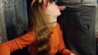 Shy girl got dick in her mouth