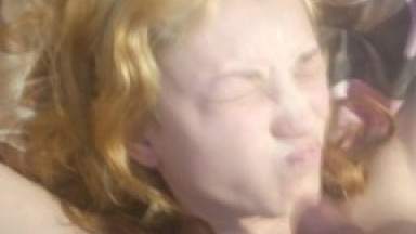 compilation all my warm cum for one horny schoolgirl who loves cum on her face