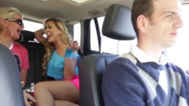 TwistedVisual - Milfs Cherie DeVille and Layla Price Fuck Their Innocent Uber Driver