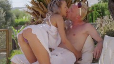 WOWGIRLS Beautiful J. Joanna lets a lucky guy fuck her in all holes by the pool