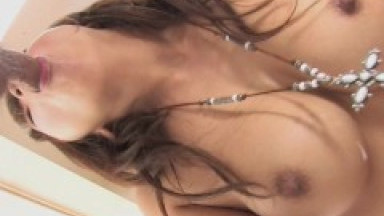 Her big tits with big hard nipples bounced on that bed while she got fucked.