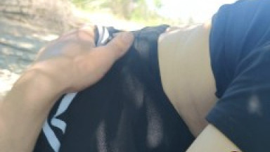 CUTE GIRL IN GLASSES AND SKIRT DOES BLOWJOB AND ANAL SEX TO GET A CUM ON FACE