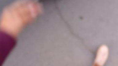 I get very horny behind him while he drives and he realizes... he put his fingers in my pussy