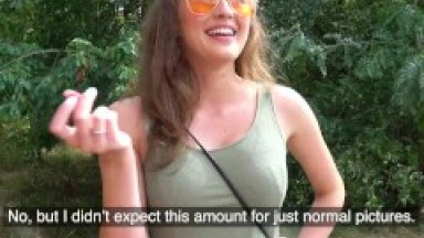 Public Agent Hot 19 year old fuck makes perfect boobs bounce