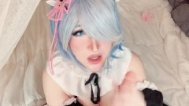 Cum Obsessed Rem Cosplay (Preview) Longer Version Available