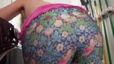 Aunt Judy's XXX - Helping your 53yo Step-Aunt Jamie Foster with the Laundry (POV Experience)