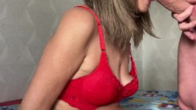 Milf closeup swallow semen cum in mouth orgasm taboo