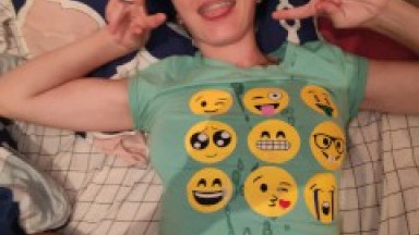 compilation of a lot of warm sperm on the face of a cute sexy girl