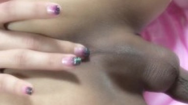 Super hot Asian babe ladyboy shemale TS big tits pornstar Juney tasty body Gets Sexy POV Handjob