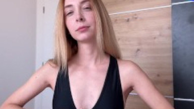 I don't want to swim - I want to fuck! Fucked my stepsister in a hot swimsuit - Loly Nebel