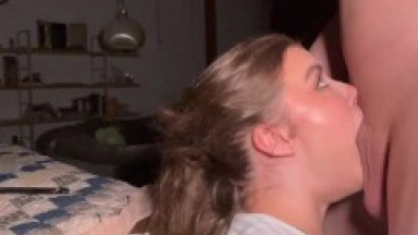 I pounded her ass with a good creampie