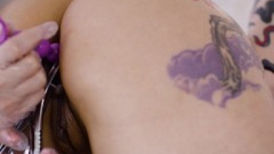 LEZ BE BAD - Naughty Doctor Fists Vanessa Vega's Ass So Nothing Will Get Stuck There Anymore