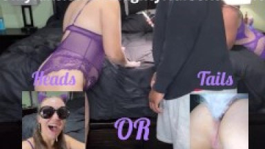 Facial or Creampie - Coin Flip Game ft Realhotwife4u