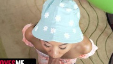 Step Bro Busts Petite Asian Step Sister Masturbating And Makes Her Cum On His Fingers - SisLovesMe