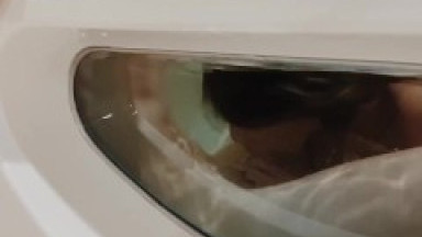 OUR HOTEL ROOM HAD A NICE JACUZZI! SO WE FUCKED IN IT!