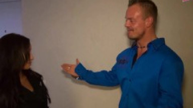 Attractive Latina visits user at home