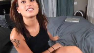 BadDaddyPOV - Sexy Stepdaughter Sommer Love Knows How to Please her New Stepdaddy