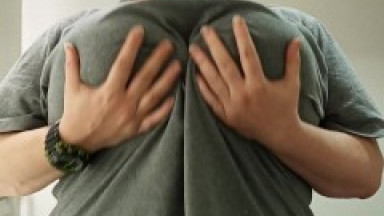 Big Beautiful Tits in Public Bathroom ***ALMOST CAUGHT***