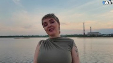 I had to give a Milf on the first date. facial cum