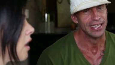 NURU MASSAGE - Busty Keisha Grey Has Her Pussy Stretched By The Delivery Guy And Swallows His Cum