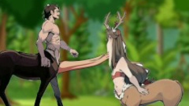 Centaur with Monster Cock Hentai Cartoon Porn Animation