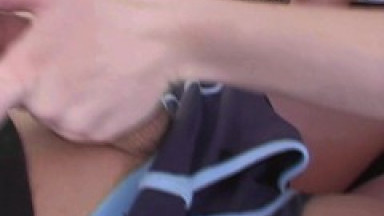 4K/ Hot Petite Perfect Body Redhead Annabelle Lee Gives Lucky Older Man a Sexy POV Handjob Cumshot