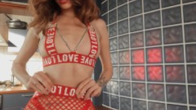 Passionate Blowjob In The Kitchen From An Incredible Redhead Beauty - ArinaFox - POV