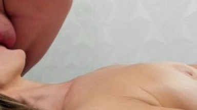 Milf granny deepthroat taboo cum in mouth drain balls sucking balls fetish .