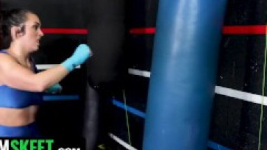 Lilly Hall In Horny For a Real Big Dick Sparring Partner In Kickboxing - TeamSkeet Workouts