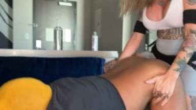 Strap-On MILF Pegging After The Gym