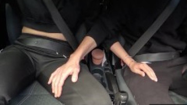 Shy Teen Finger Fucked By her StepDad While Driving her to School