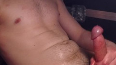 Squirting warm think cum