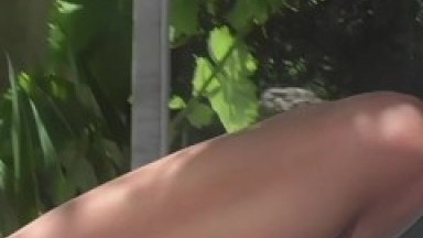 What was supposed to be a calm outdoor pool day ended with Charmane being plowed