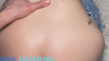 TRUE AMATEURS - Kinky Babe Californiababe Rubs Her Wet Clit While She Gets Her Tight Ass Pounded