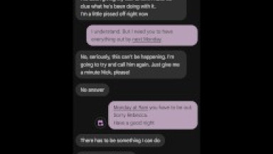 Cucked by the landlord for not paying rent!