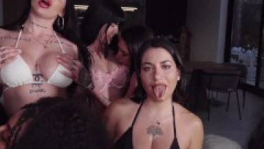 BEST ORGY EVER 10 WOMEN VS 4 MEN INTERRACIAL PARTY INCREDIBLE