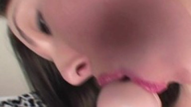 4K/ Skinny Hot Perky Tits Perfect Body Brunette Sophie Strauss In Sexy JOI Coundown Big Dildo Cum