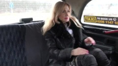 Fake Taxi Car park taxi fuck with sexy Russian wearing knee high boots