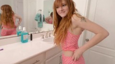 Two red haired pussies, Amber Stark and Scarlet Skies fuck stepbro uncontrollably - S23:E10
