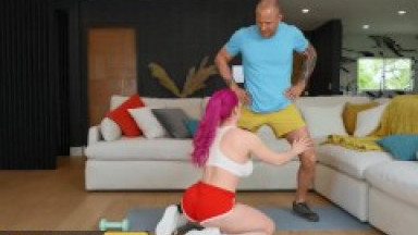 BRAZZERS - Fitness Instructor Lily Lou Realizes She Wants To Work With Scott's Dick & Not His Abs