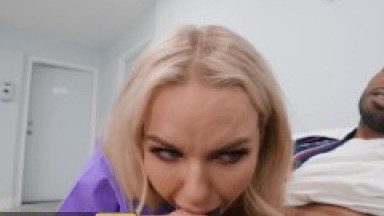 BRAZZERS - Gorgeous Nurse SlimThick Vic Can't Resist Having Her Ass Drilled By A Big Cocked Patient