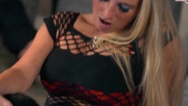 Blonde MILF gets fucked at a party