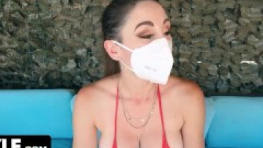 Horny Stepson Milf Artemisia Love To Strip Down Everything While Sunbathing