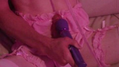 ♥ Femboy hands free orgasms with magic wand ♥